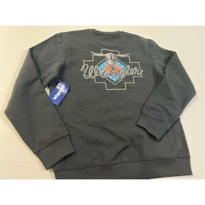 Wrangler Men's Steerhead Graphic Crewneck Sweatshirt - 112365700 Medium‎